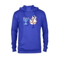 thumbnail image 1 of Star Wars BB-8 Lighting the Hanukkah Menorah - Pullover Hoodie for Adults - Customized-Royal, 1 of 5