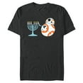 thumbnail image 1 of Star Wars BB-8 Lighting the Hanukkah Menorah - Short Sleeve Blended T-Shirt for Adults - Customized-Dark Heather, 1 of 5