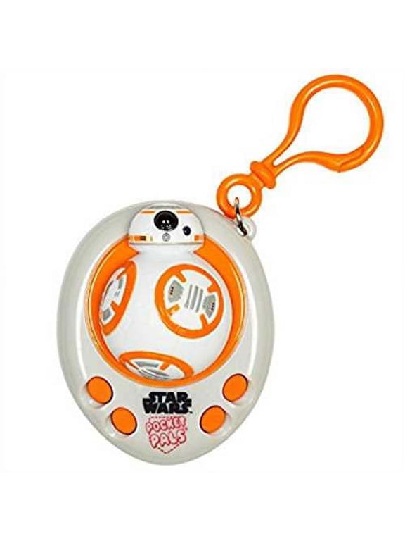 BB-8 Pocket Pal Talking Key Chain - with Original Movie Sounds from The Force Awakens and The Last Jedi