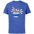 thumbnail image 1 of Star Wars BB8 May the Force BB With You - Short Sleeve Cotton T-Shirt for Adults - Customized-Royal Heather, 1 of 5
