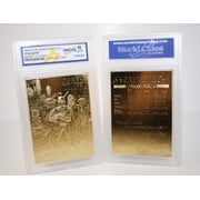 Star Wars BOUNTY HUNTERS 23KT Gold Card Sculptured #/10,000 - Graded GEM MINT 10