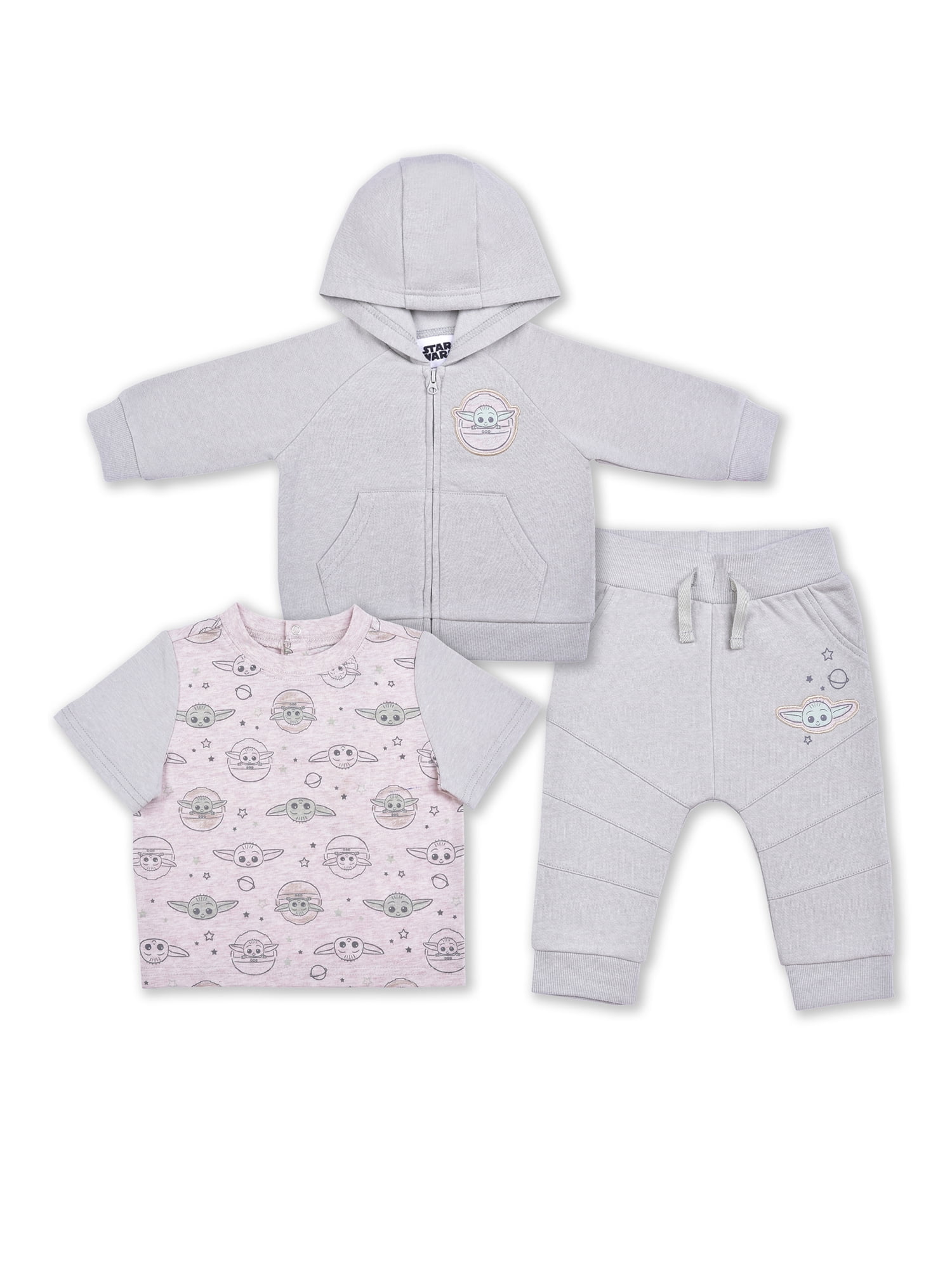 Star Wars Baby Boys The Child Set, 3 Piece Set, 0/3M-24M