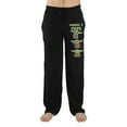 thumbnail image 1 of Star Wars Baby Grogu Today I Feel Graphic Mens Black Sleep Pajama Pants-3XL, 1 of 3