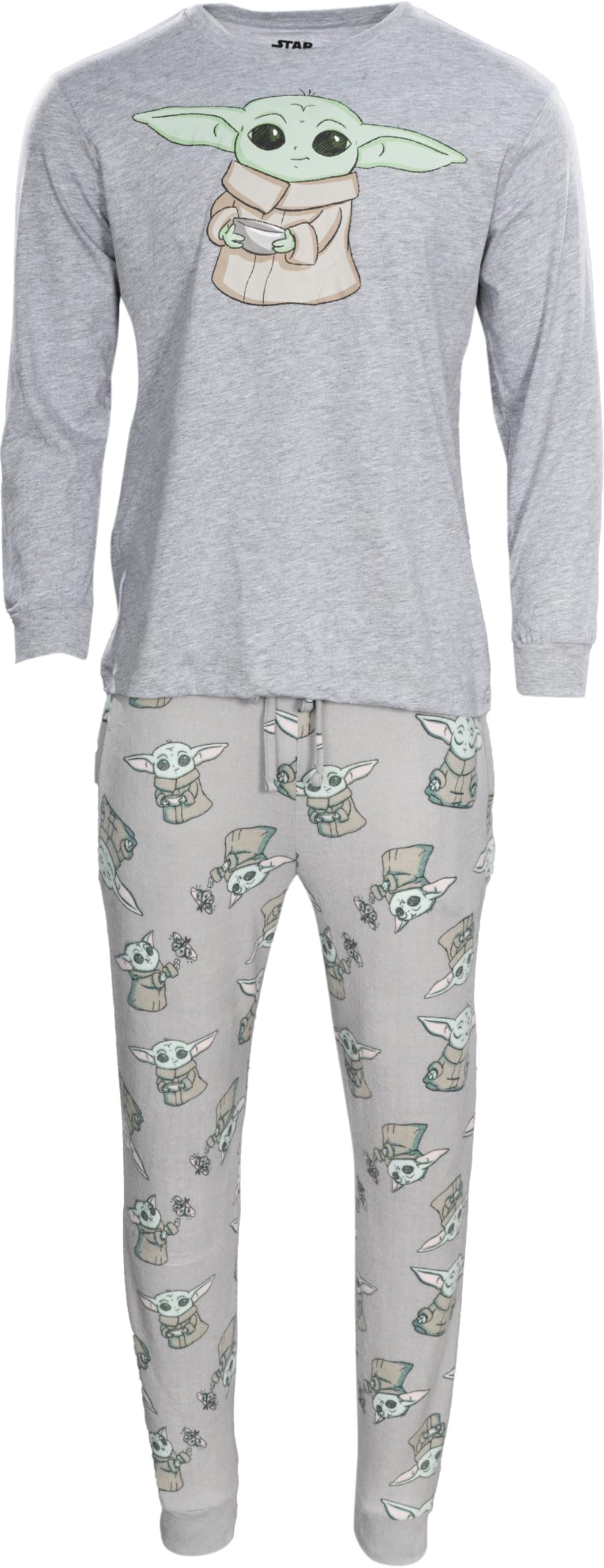 Pajama Pants Baby Yoda Adult Pj Star Wars Baby Yoda Adult Pajama Set - Main Image