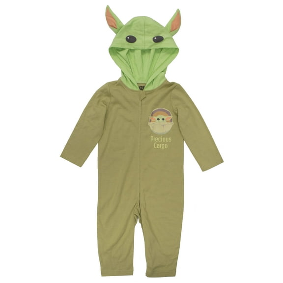 Star Wars Baby Yoda The Mandalorian Boy's Coverall Fancy-Dress Costume for Child, 18-24 Months