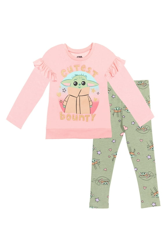 The Child T-Shirt and Leggings Outfit Set Infant to Big Kid