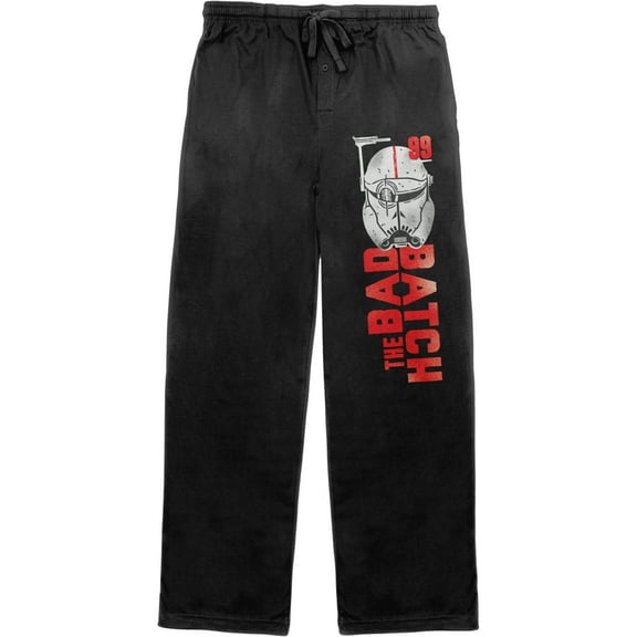 Star Wars Bad Batch 99 Black Graphic Sleep Pajama Pants - S