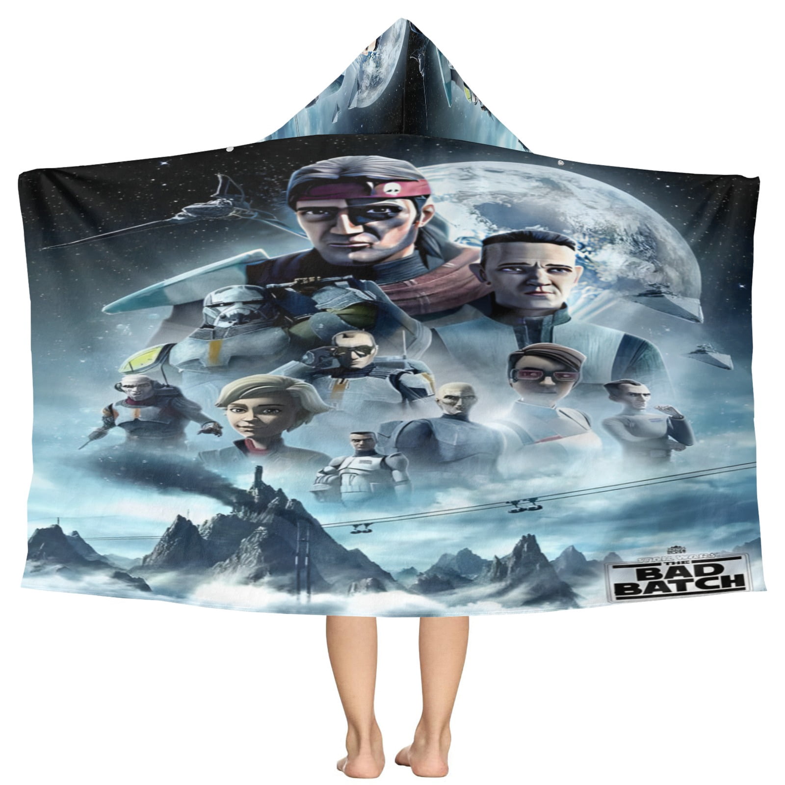 Star and Wars Bad Batch beach Cape Towel: A versatile, soft, and ...