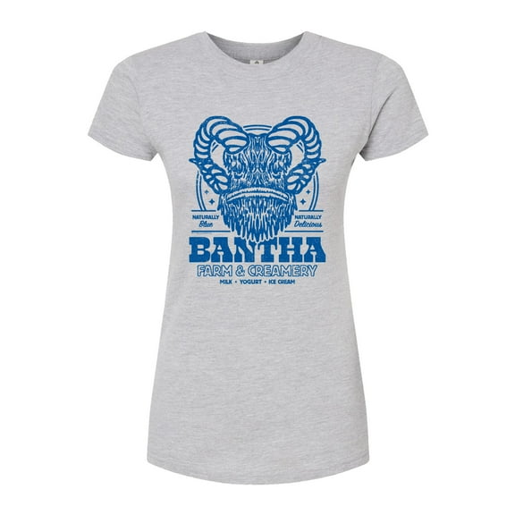 Star Wars - Bantha Farm And Creamery - Juniors Fitted Tee