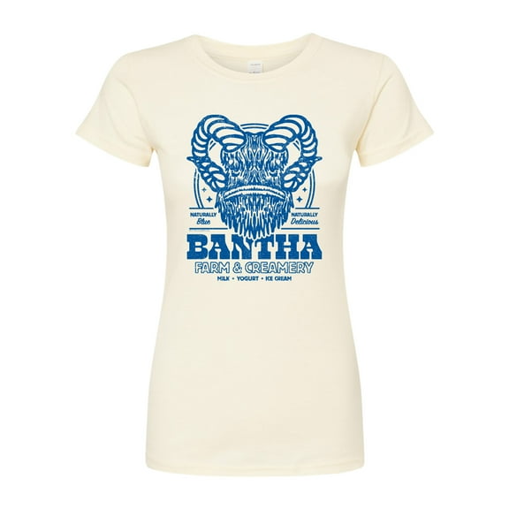 Star Wars - Bantha Farm And Creamery - Juniors Fitted Tee