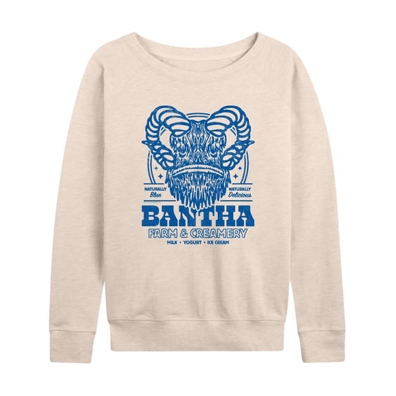 Star Wars - Bantha Farm And Creamery - Women's French Terry Pullover Sweatshirt