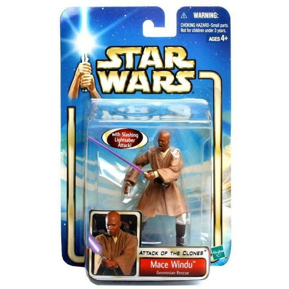 Star Wars Basic 2002 Collection 2 Mace Windu Action Figure [Geonosian Rescue]