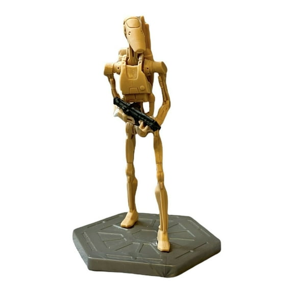 Star Wars Battle Droid Cake Topper Figure 4 Figurine Rare New Pvc Clone Wars