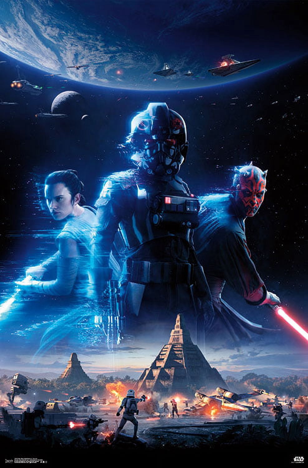 Star Wars: Battlefront 2 - Key Art Wall Poster, 22.375