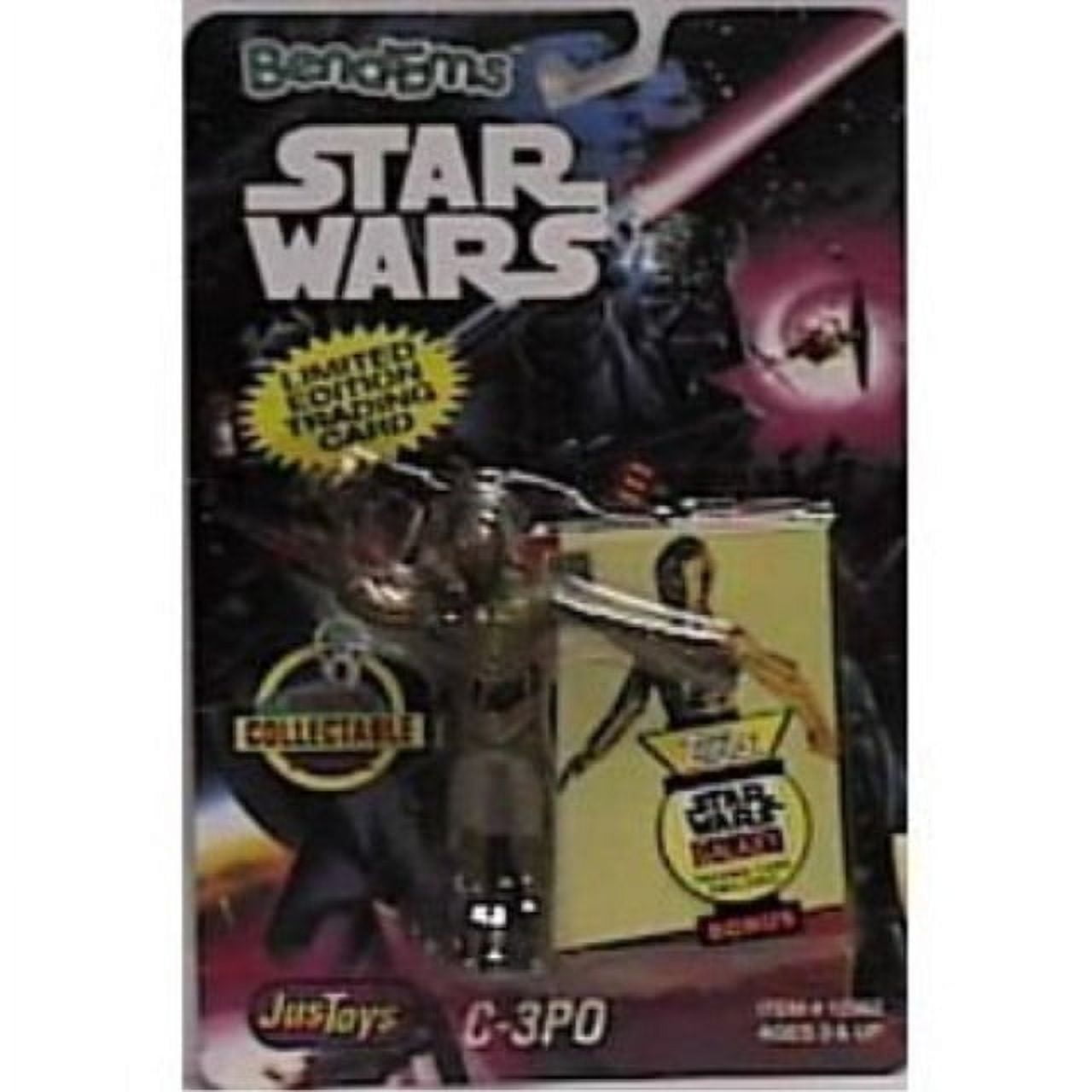 Star Wars Bend-Ems C-3PO Figure with Limited Edition Trading Card