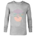 thumbnail image 1 of Star Wars Bespin Cloud City Pastel - Long Sleeve T-Shirt for Men - Customized-Athletic Heather, 1 of 5