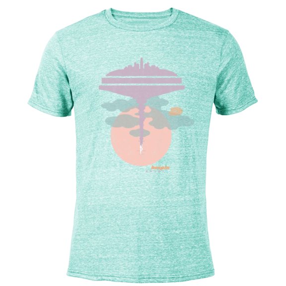 Star Wars Bespin Cloud City Pastel - Short Sleeve Blended T-Shirt for Adults - Customized-Ocean Blue