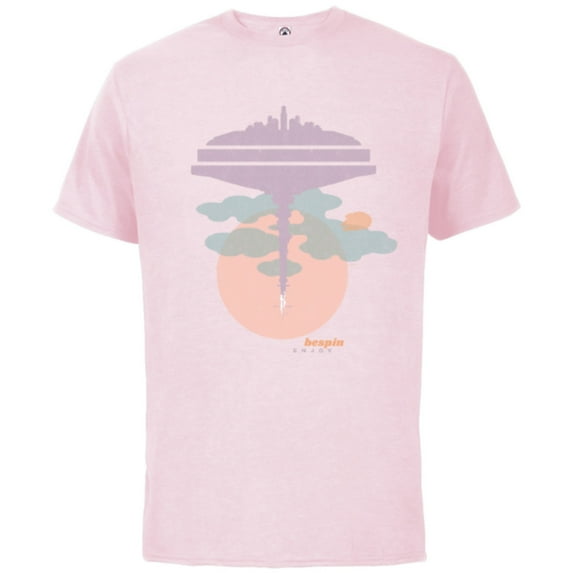 Star Wars Bespin Cloud City Pastel - Short Sleeve Cotton T-Shirt for Adults - Customized-Soft Pink