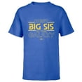 thumbnail image 1 of Star Wars Best Big Sis in the Galaxy Family Trip Birthday- Short Sleeve T-Shirt for Kids - Customized-Royal, 1 of 5