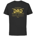 thumbnail image 1 of Star Wars Best Dad in the Galaxy Birthday Father’s Day - Short Sleeve Cotton T-Shirt for Adults - Customized-Black, 1 of 5
