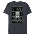 thumbnail image 1 of Star Wars Best Dad in the Galaxy Darth Vader - Short Sleeve Blended T-Shirt for Adults- Customized-Navy Heather, 1 of 5