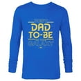 thumbnail image 1 of Star Wars Best Dad-to-Be in the Galaxy Birthday Father’s Day - Long Sleeve T-Shirt for Men - Customized-Navy, 1 of 5