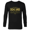 thumbnail image 1 of Star Wars Best Dog Dad in the Galaxy Birthday Father’s Day- Long Sleeve T-Shirt for Men - Customized-Black, 1 of 5