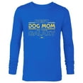 thumbnail image 1 of Star Wars Best Dog Mom in the Galaxy Birthday Mother’s Day- Long Sleeve T-Shirt for Men - Customized-Navy, 1 of 5