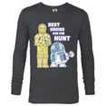 thumbnail image 1 of Star Wars Best Droids For the Hunt Easter - Long Sleeve T-Shirt for Men - Customized-Charcoal Heather, 1 of 5