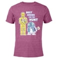 thumbnail image 1 of Star Wars Best Droids For the Hunt Easter - Short Sleeve Blended T-Shirt for Adults - Customized-Purple, 1 of 5