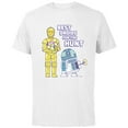 thumbnail image 1 of Star Wars Best Droids For the Hunt Easter - Short Sleeve Cotton T-Shirt for Adults - Customized-White, 1 of 5
