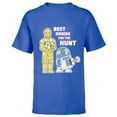 thumbnail image 1 of Star Wars Best Droids For the Hunt Easter - Short Sleeve T-Shirt for Kids - Customized-Royal, 1 of 5