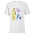 thumbnail image 1 of Star Wars Best Droids For the Hunt Easter - Short Sleeve T-Shirt for Kids - Customized-White, 1 of 5