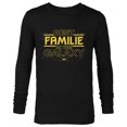 thumbnail image 1 of Star Wars Best Familie in the Galaxy Family Trip German- Long Sleeve T-Shirt for Men - Customized-Black, 1 of 5