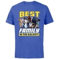 thumbnail image 1 of Star Wars Best Family in the Galaxy Group Trip Vacation - Short Sleeve Cotton T-Shirt for Adults - Customized-Royal Heather, 1 of 5