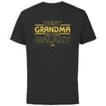 thumbnail image 1 of Star Wars Best Grandma in the Galaxy Birthday Mother’s Day - Short Sleeve Cotton T-Shirt for Adults - Customized-Black, 1 of 5