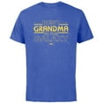 thumbnail image 1 of Star Wars Best Grandma in the Galaxy Birthday Mother’s Day - Short Sleeve Cotton T-Shirt for Adults - Customized-Royal Heather, 1 of 5