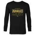 thumbnail image 1 of Star Wars Best Marido in the Galaxy Husband Birthday Spanish- Long Sleeve T-Shirt for Men - Customized-Black, 1 of 5