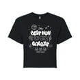 thumbnail image 1 of Star Wars - Best Mom Galaxy - Juniors Cropped Tee, 1 of 5