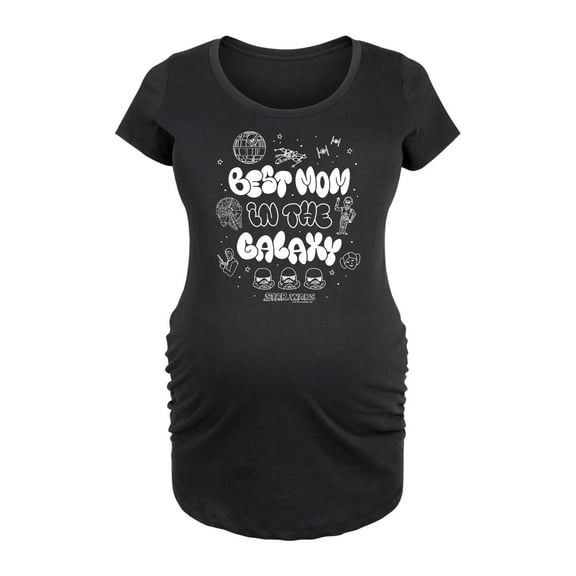 Star Wars - Best Mom Galaxy - Maternity Scoop Neck Tee