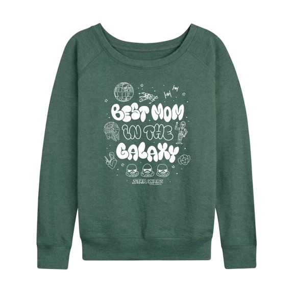 Star Wars - Best Mom Galaxy - Women's French Terry Pullover Sweatshirt