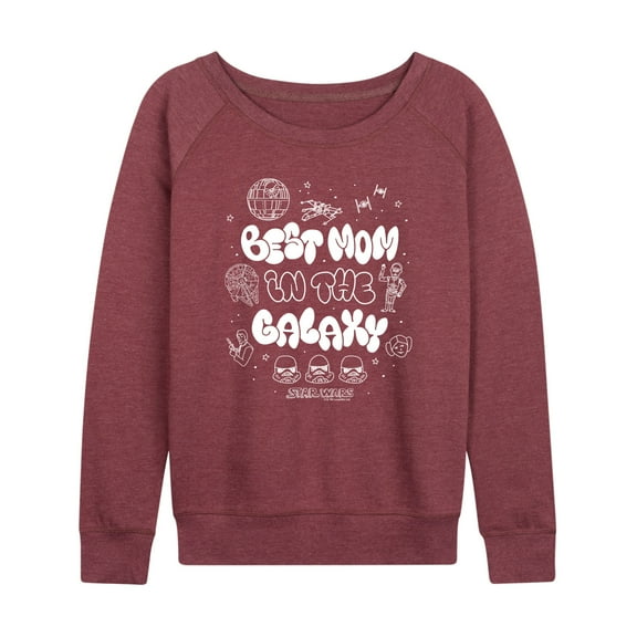 Star Wars - Best Mom Galaxy - Women's French Terry Pullover Sweatshirt