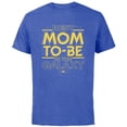 thumbnail image 1 of Star Wars Best Mom-to-Be in the Galaxy Birthday Mother’s Day - Short Sleeve Cotton T-Shirt for Adults - Customized-Royal Heather, 1 of 5