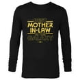 thumbnail image 1 of Star Wars Best Mother-in-Law in the Galaxy Mother’s Day - Long Sleeve T-Shirt for Men - Customized-Black, 1 of 5