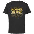 thumbnail image 1 of Star Wars Best Mother-in-Law in the Galaxy Mother’s Day - Short Sleeve Cotton T-Shirt for Adults - Customized-Black, 1 of 5