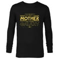 thumbnail image 1 of Star Wars Best Mother in the Galaxy Birthday Mother’s Day - Long Sleeve T-Shirt for Men - Customized-Black, 1 of 5