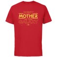 thumbnail image 1 of Star Wars Best Mother in the Galaxy Birthday Mother’s Day - Short Sleeve Cotton T-Shirt for Adults - Customized-Red, 1 of 5