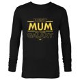 thumbnail image 1 of Star Wars Best Mum in the Galaxy Birthday Mother’s Day - Long Sleeve T-Shirt for Men - Customized-Black, 1 of 5