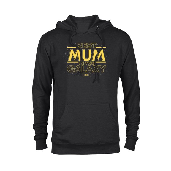 Star Wars Best Mum in the Galaxy Birthday Mother’s Day - Pullover Hoodie for Adults - Customized-Black