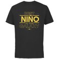 thumbnail image 1 of Star Wars Best Niño in the Galaxy Family Trip Boy Spanish- Short Sleeve Cotton T-Shirt for Adults - Customized-Black, 1 of 5